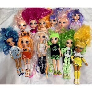 Rainbow High Dolls Lot – Mixed Outfits – Preowned – Bright Colors